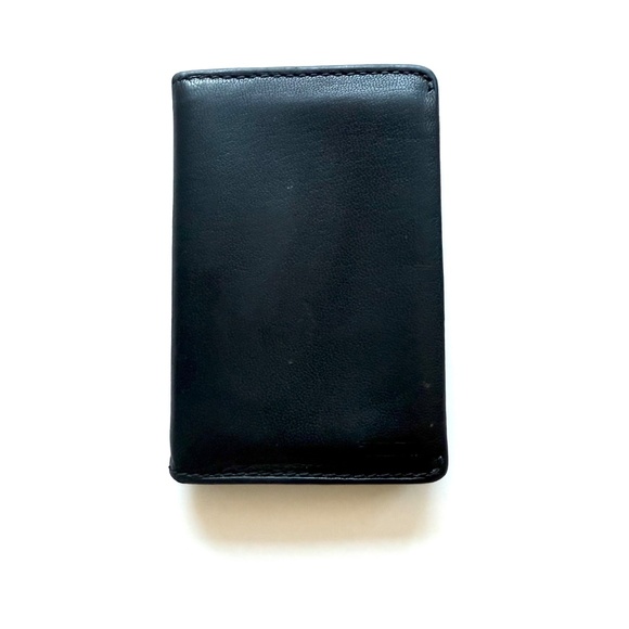Tumi Black Leather Men's Bifold Wallet - Picture 3 of 4